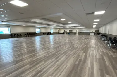 renovated hall at the Mildmay Arena