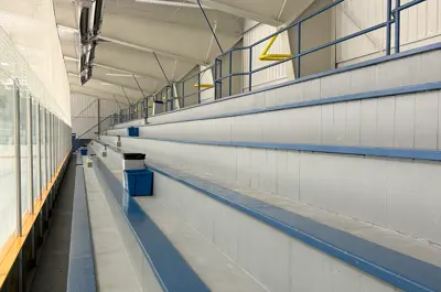 bleachers / stands at the Teeswater Arena